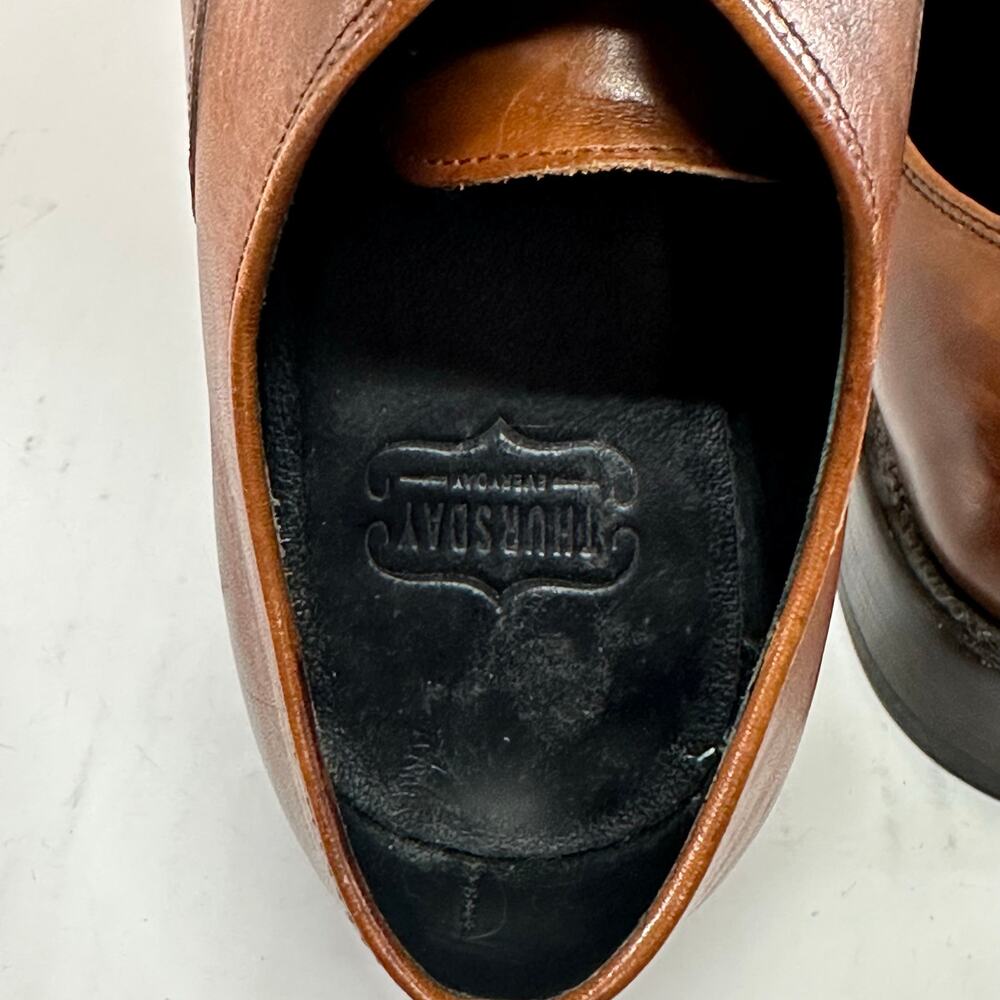 Thursday Boots Executive Cap Toe Oxford Shoes Men’s 7 Brown Leather - Picture 7 of 8